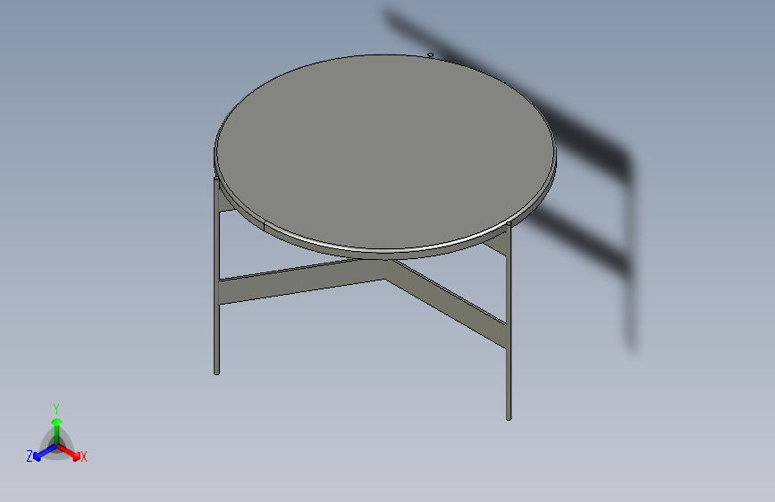 圆形大理石60厘米高的咖啡桌