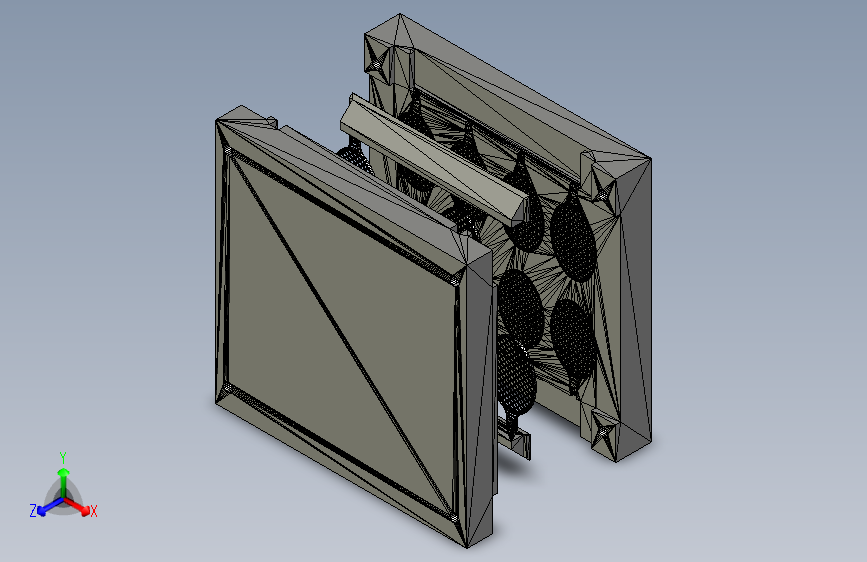 羽毛球拍滑块模具