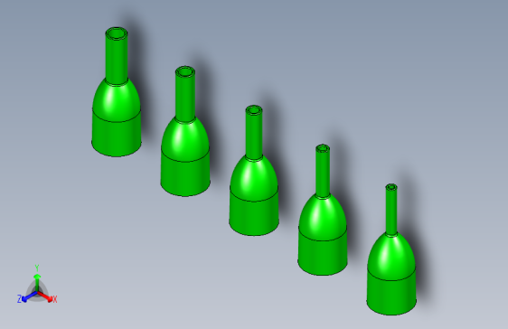 圆形小面积喷嘴组件，真空软管附件