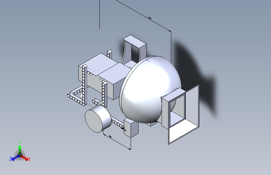 月球房屋和太阳能电池