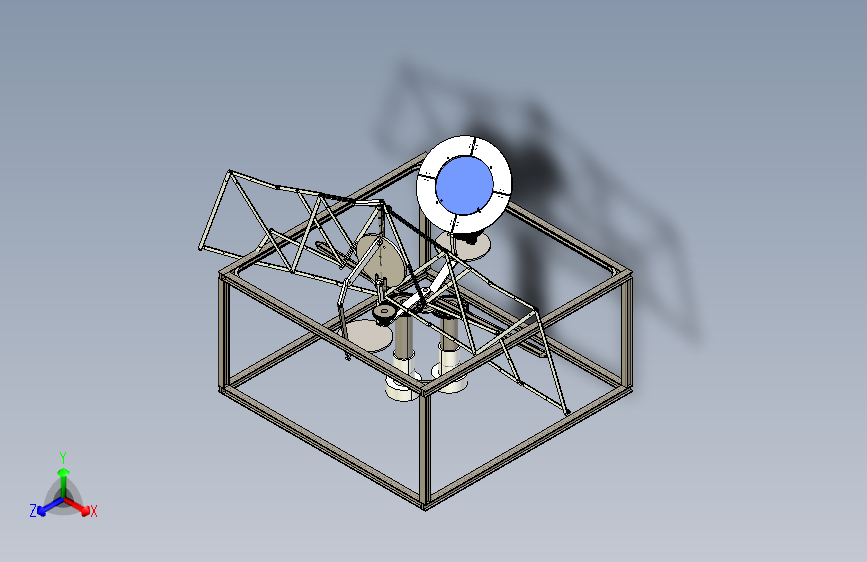月球太阳反射镜子系统
