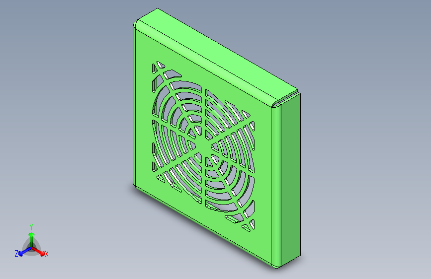 在SolidWorks中固定通风口功能