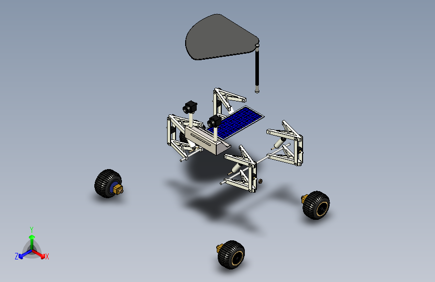 这是基于火星车的月球