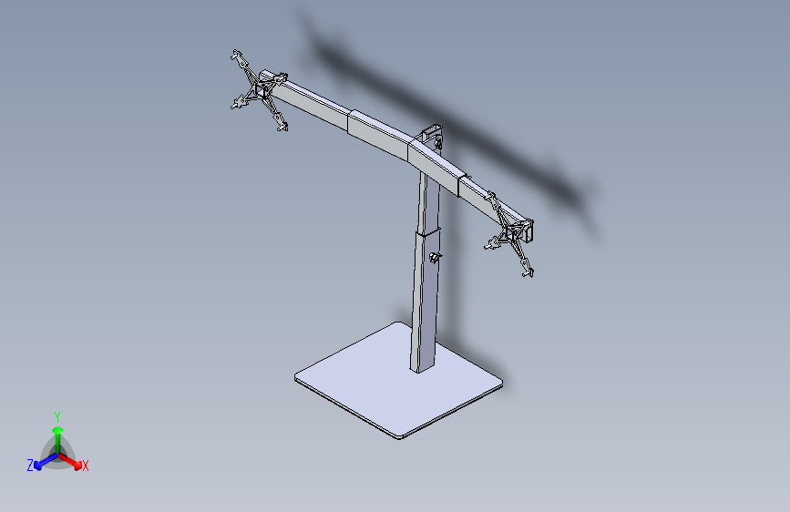 支持2个显示器（显示器支架）