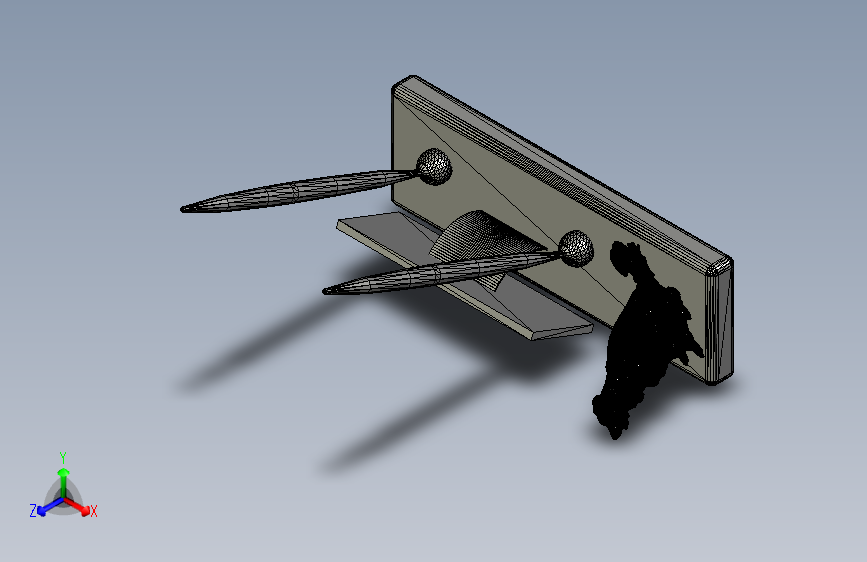 桌面笔筒 单字体