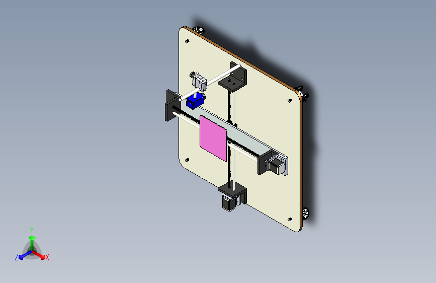 桌子XY和工业相机 - 机电一体化和人工智能项目