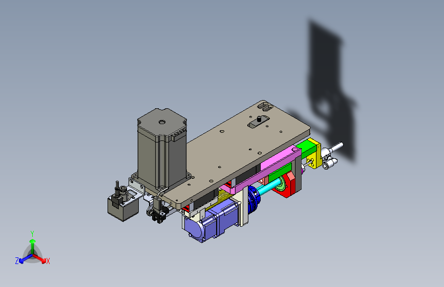 自动螺旋桌子使用伺服电机