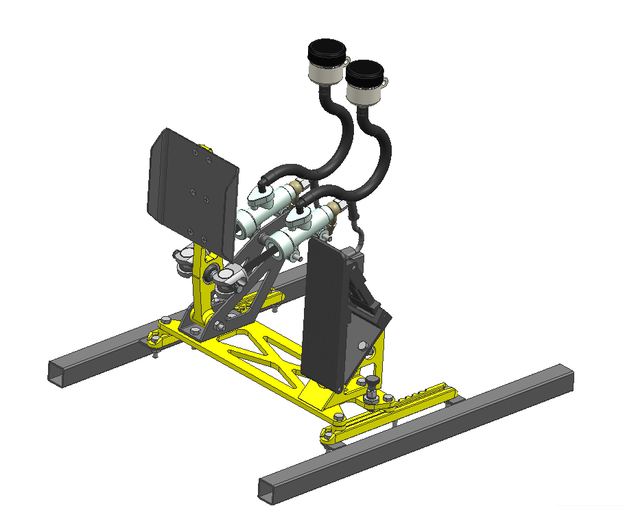 学生方程式赛车制动踏板快速调节机构