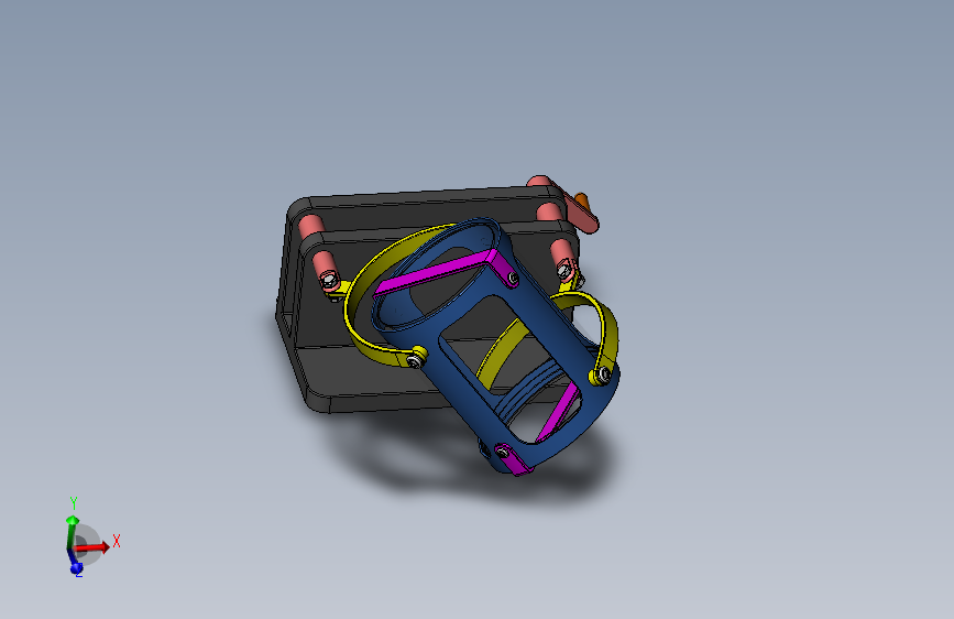 滚筒式搅拌机机构