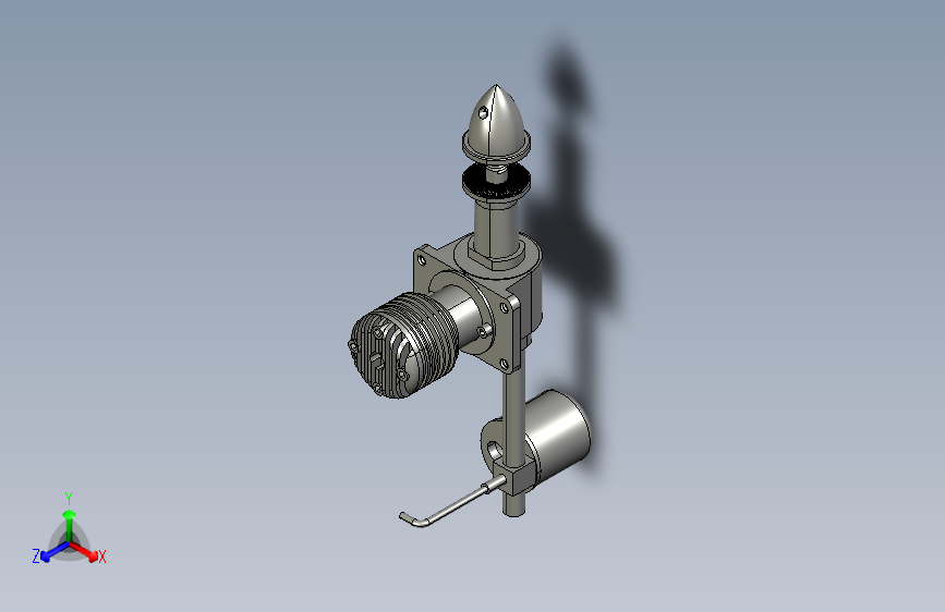 Vivell Precision.09柴油机和燃油箱总成