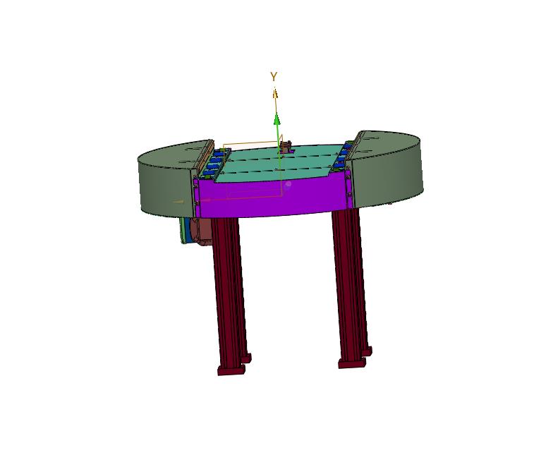 板状托盘积放输送机结构