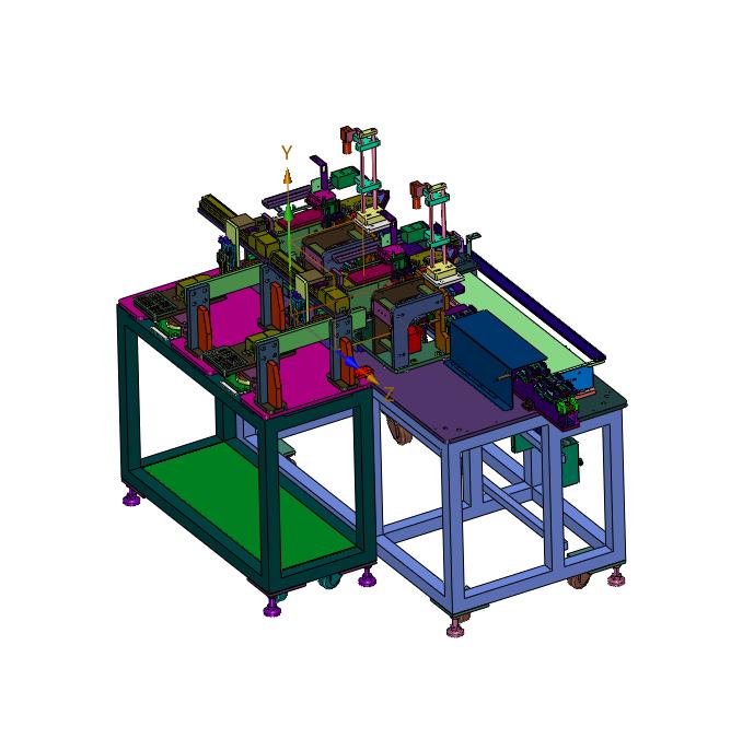 电池自动化套帽盖片装置