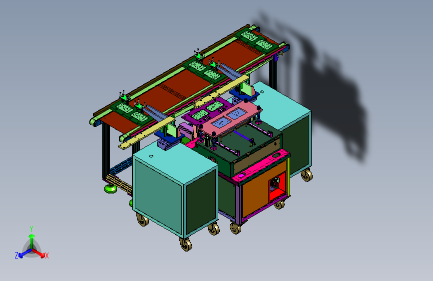 电子设备用主板检测固定装置