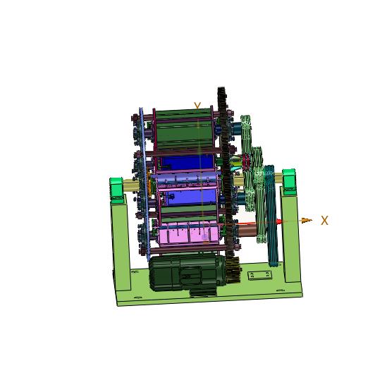 多工位钢棒研磨生产机