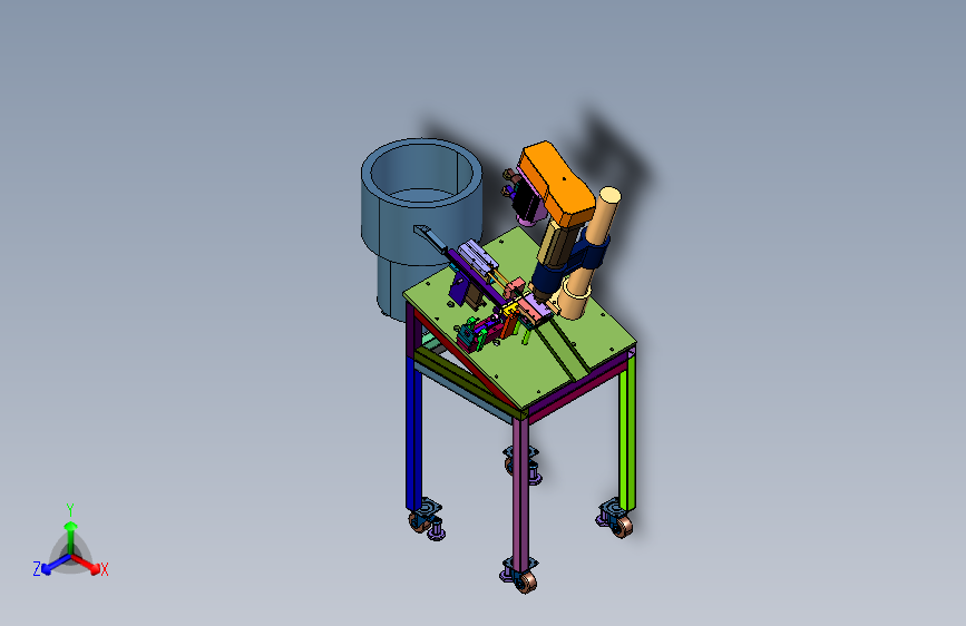 角铁铰孔攻丝一体机