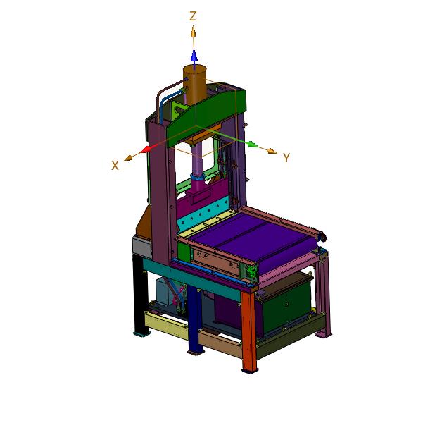 可调式单刀液压切胶机