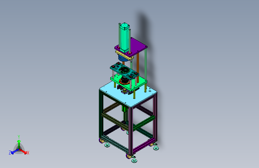 空气滤清器装配的辅助固定工装