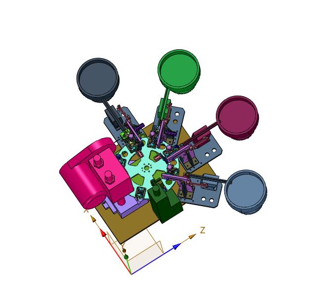 外壳安装铁块的压合机