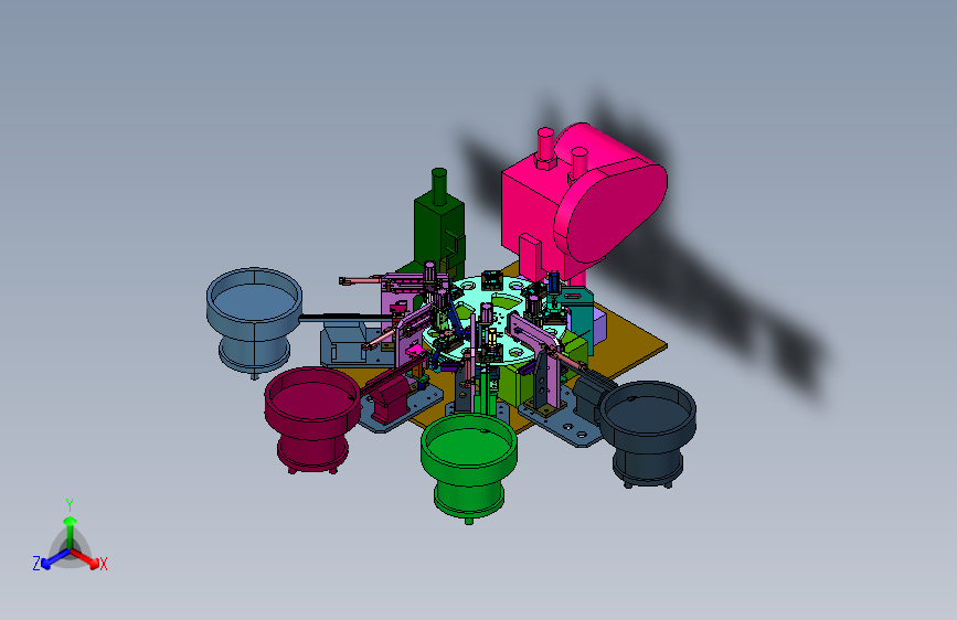 外壳安装铁块的压合机