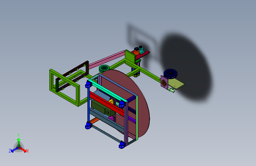 橡胶带旋转自动化送料设备