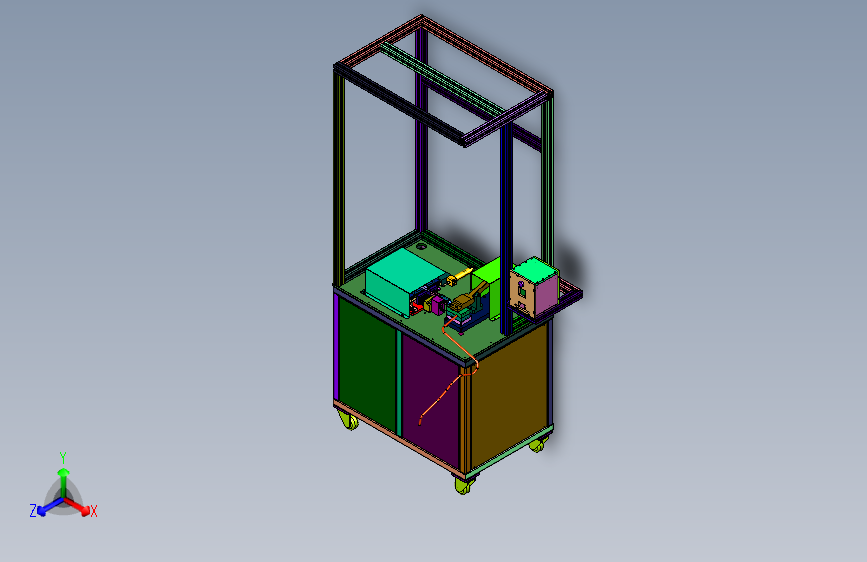 液路管道系统装配台