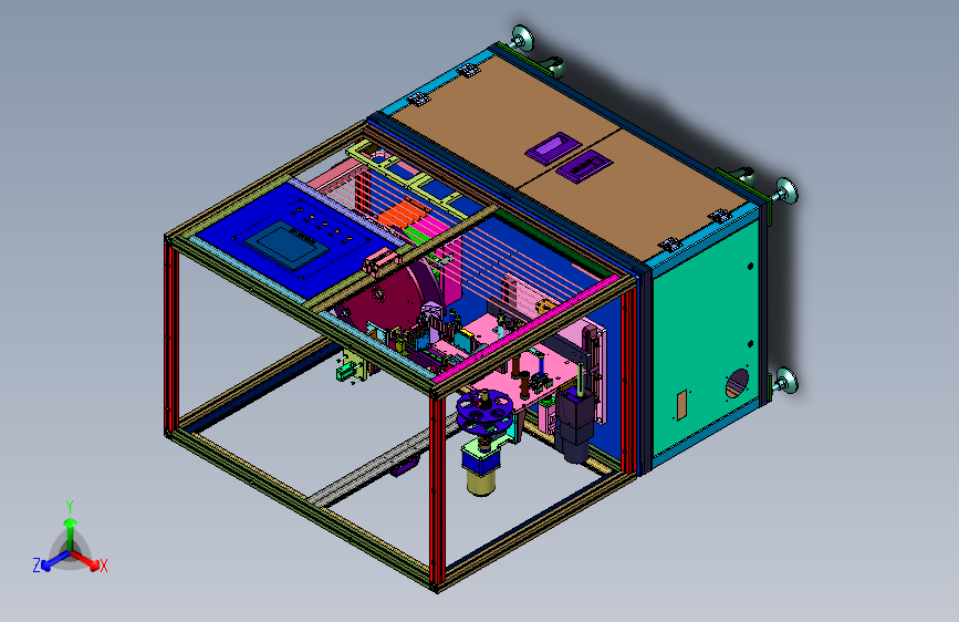 转台上件贴标机