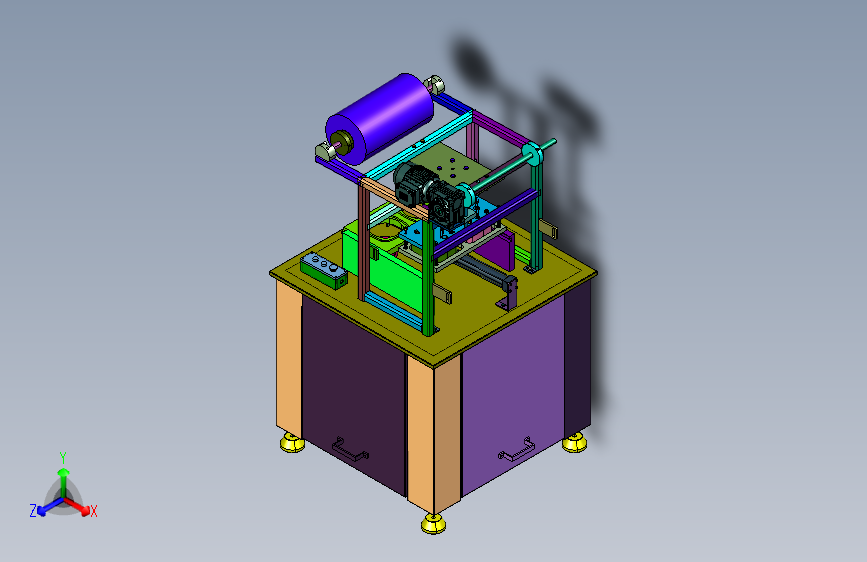 自动切膜机构的封膜机