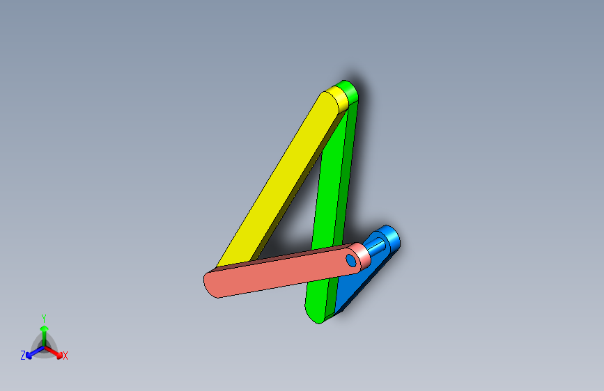 具有双摇臂机构的示例：双摇臂机构。