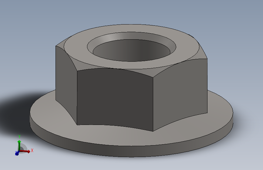 具有优异性能的度量法兰六角螺母
