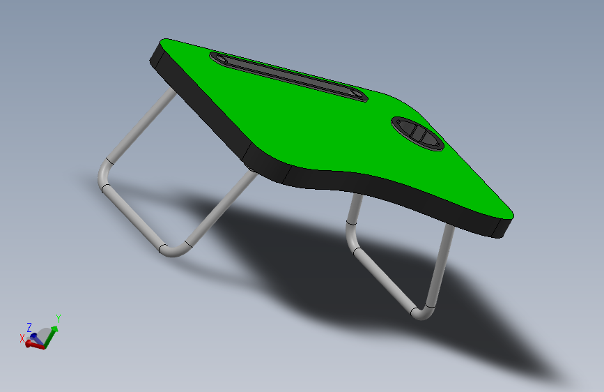 具有折叠功能的学习桌。