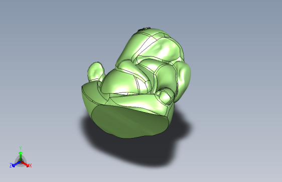 可3D打印的甘尼什神CAD模型