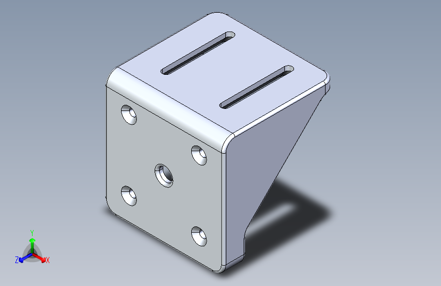 可打印的不同配置的Nema 17电机支架。