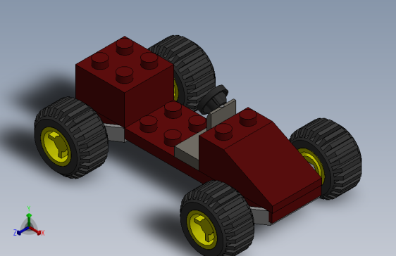 可打印的玩具车模型