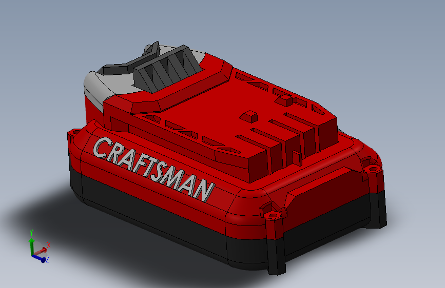 可靠的Craftsman 20V电池模型