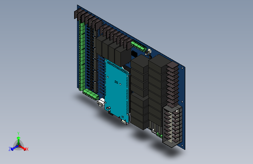 可控四通道的移动式塔吊集成控制器