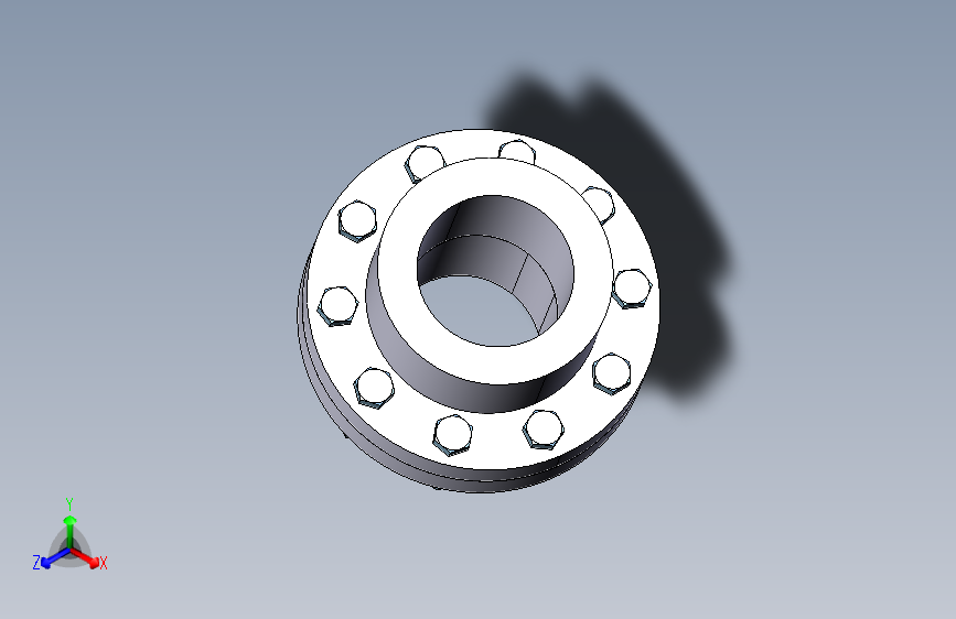 连接水管的液压联轴器。