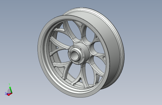 美观结实的汽车轮辋