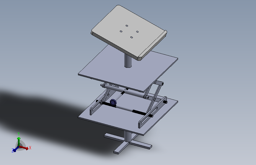 模型组装动态化升降台