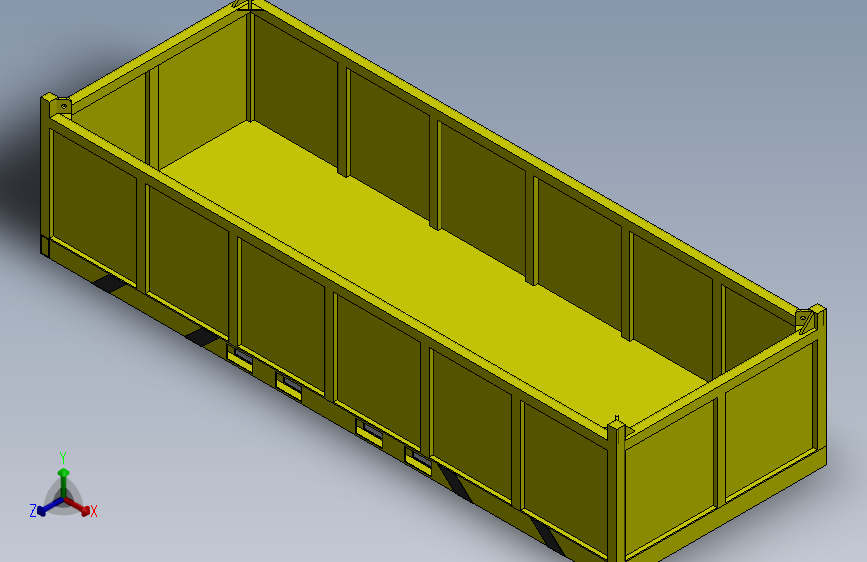 耐用的22FT by 4FT货物篮