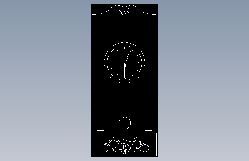 时尚设计的时钟decor