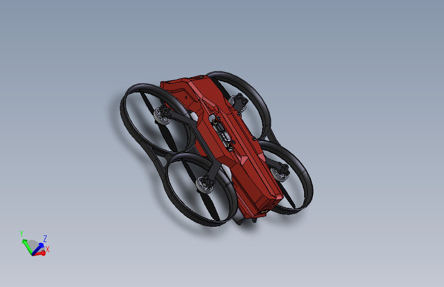 V2四轴无人机 STEP格式