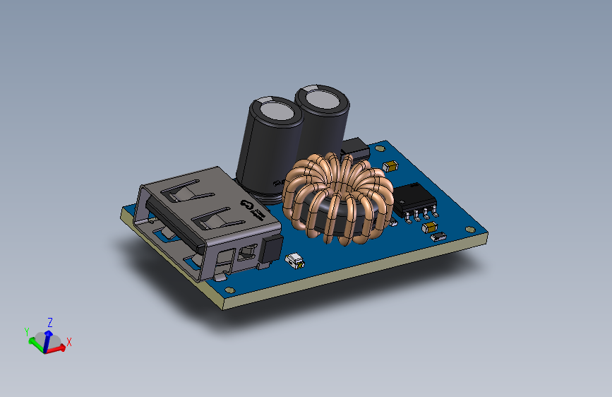 快充电源模块 STEP格式