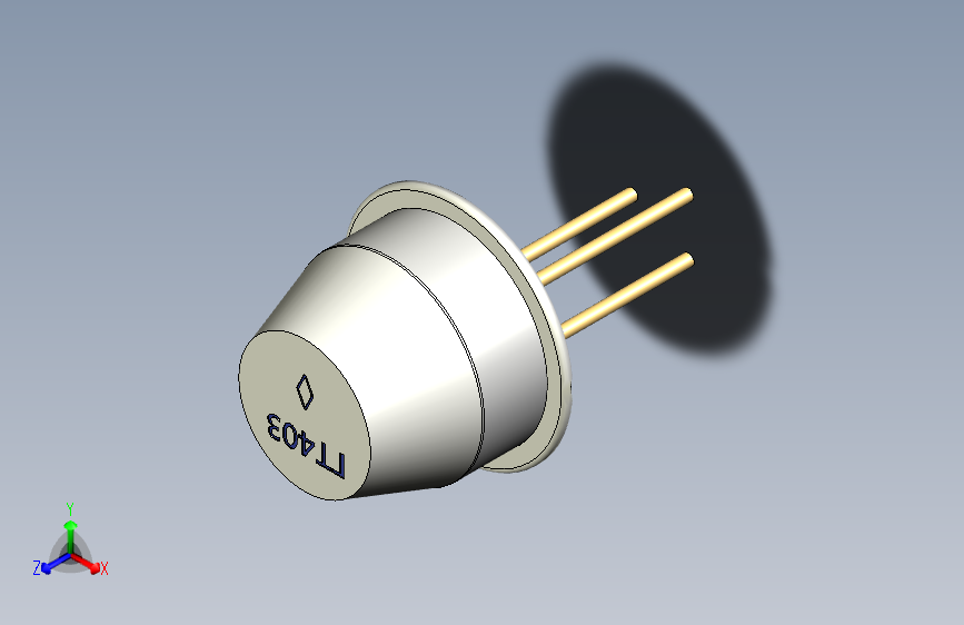 苏联钛晶体管GT403。