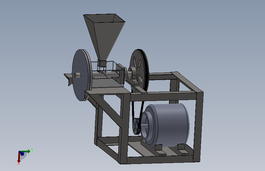 太阳能小型磨粉机
