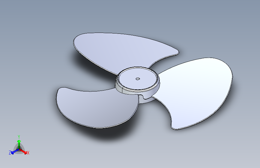 通用风扇螺旋叶片。