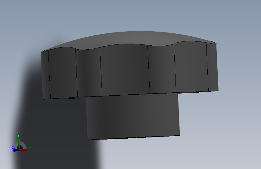 头圆柱螺丝配置的公制M4~M12星形旋钮。 Solidworks 2020及以上版本，公制星形旋钮。
