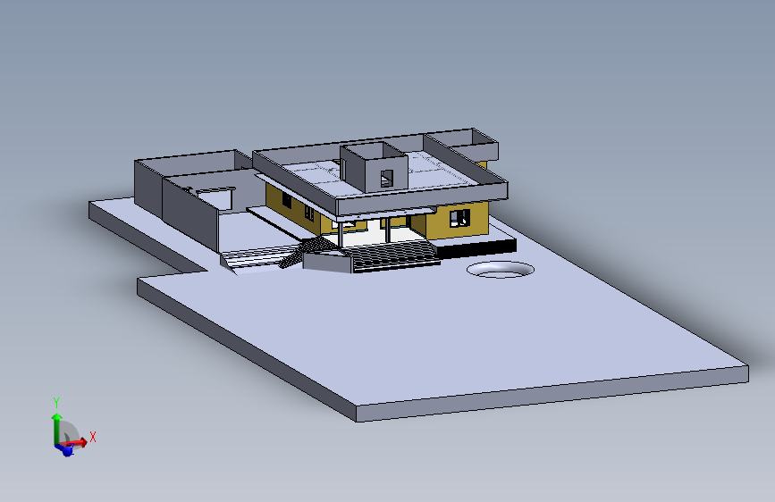 现代设计住宅模型