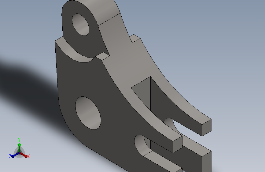 旋转支架连接件。