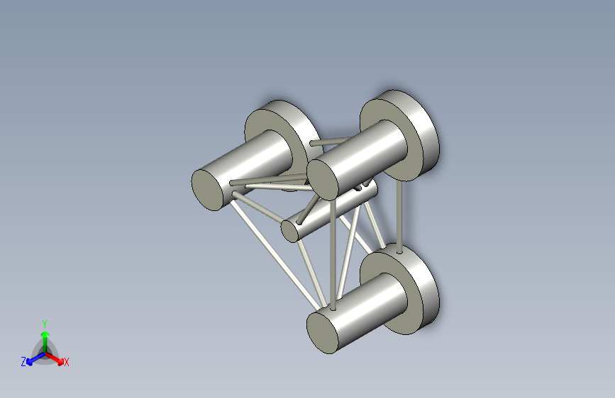 研究用NREL-OC4半潜式平台。