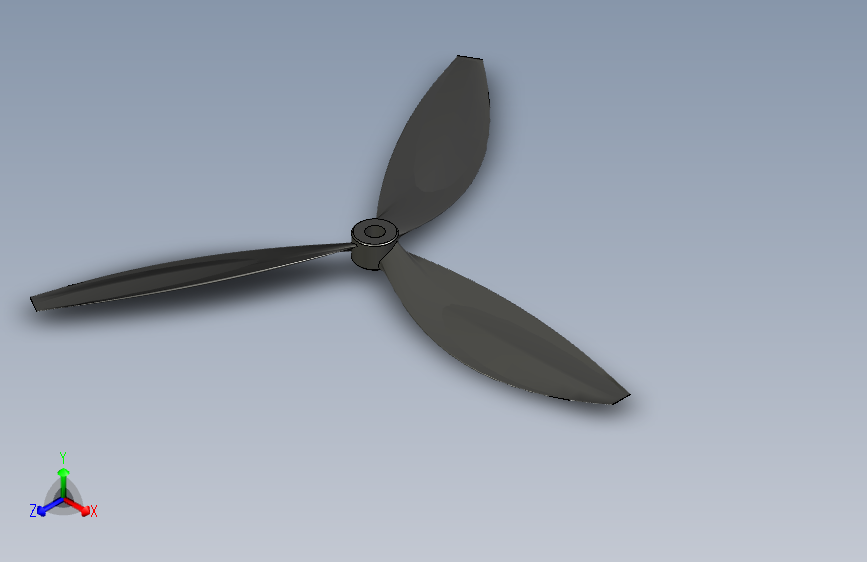 艺术模型用途的螺旋桨模型